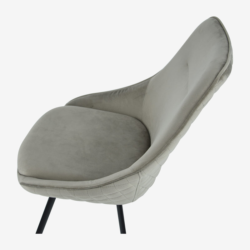 Ollie Swivel Chair - Mink/Beige Set of 2