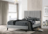 Elsa Upholstered Bed Frame Light Grey