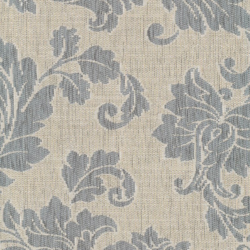 Etna Flower Blue Upholstery Fabric