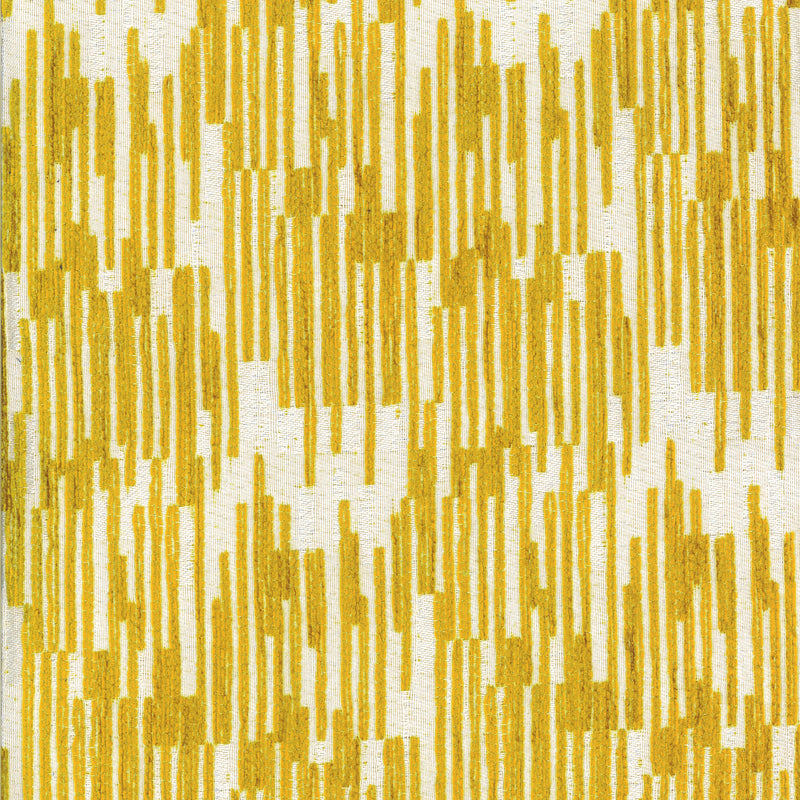 Galway Tetris Gold Upholstery Fabric