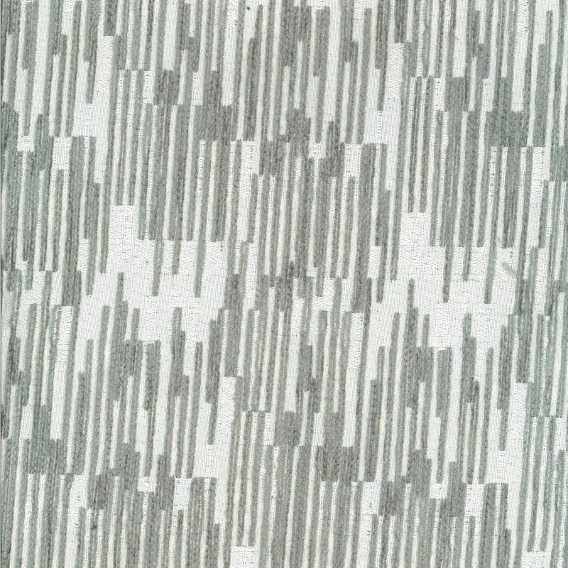 Galway Tetris Silver Upholstery Fabric