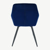 Set of 2 Globe Dining Chairs Navy