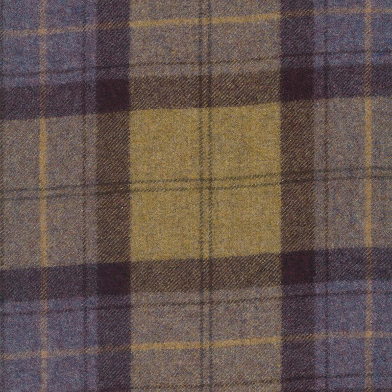Kintyre Plaid Blackberry Crumble Upholstery Fabric