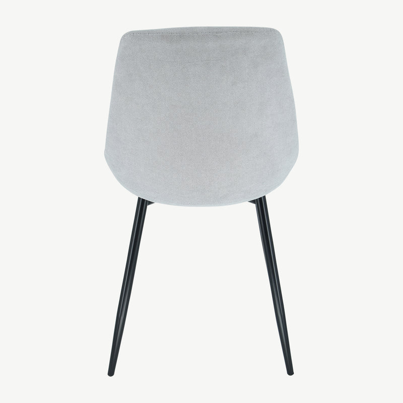 Set of 2 Mantis Dining Chairs Grey