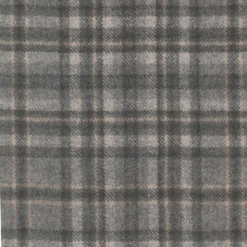Montrose Harrogate Grey Black Upholstery Fabric