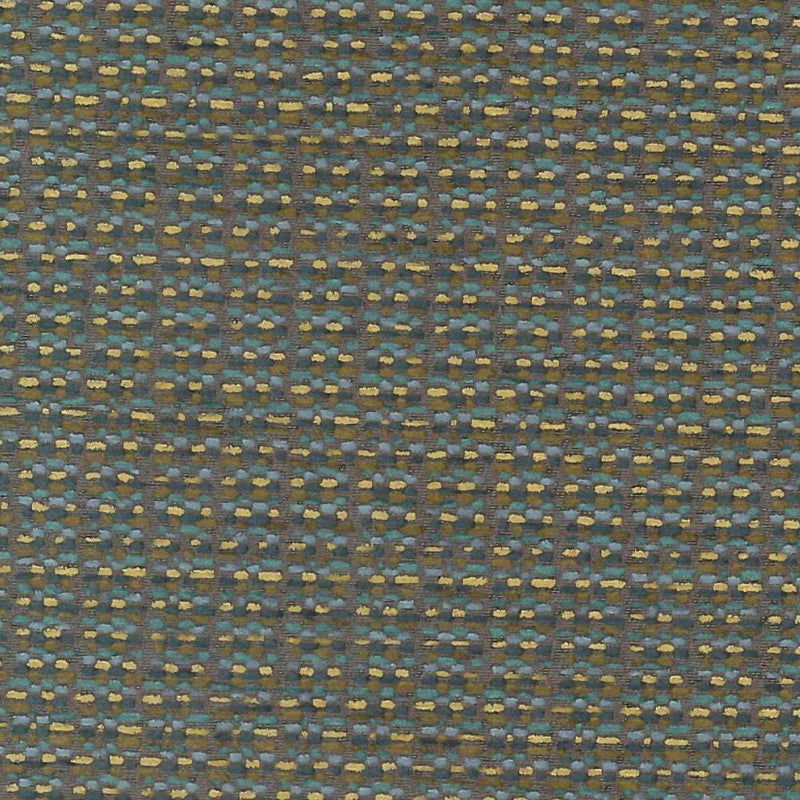 Nadia Plain Canary Blue Upholstery Fabric