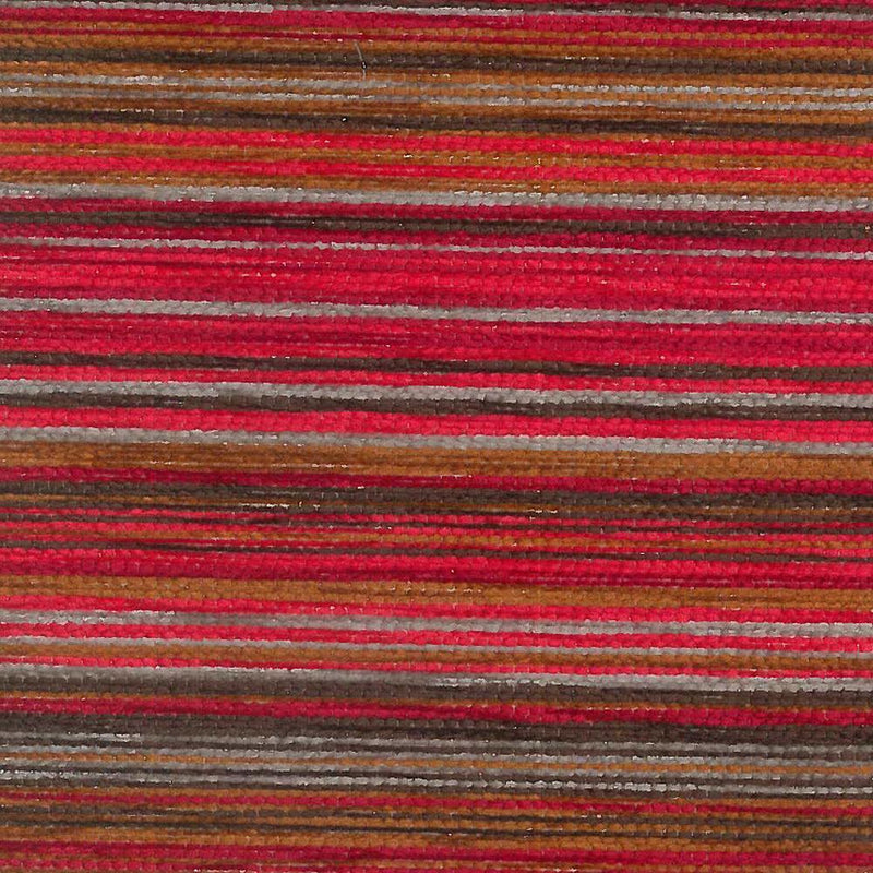 Nadia Stripe Red Upholstery Fabric