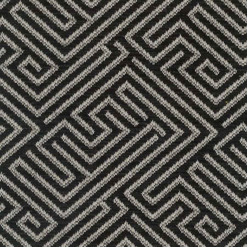 Pandora Black Lezan Upholstery Fabric