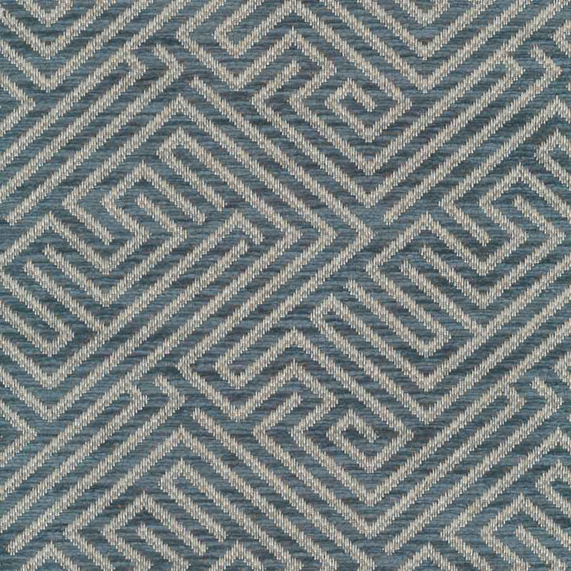 Pandora Ocean Blue Lezan Upholstery Fabric