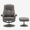 Venice Swivel Recliner Charcoal Lille