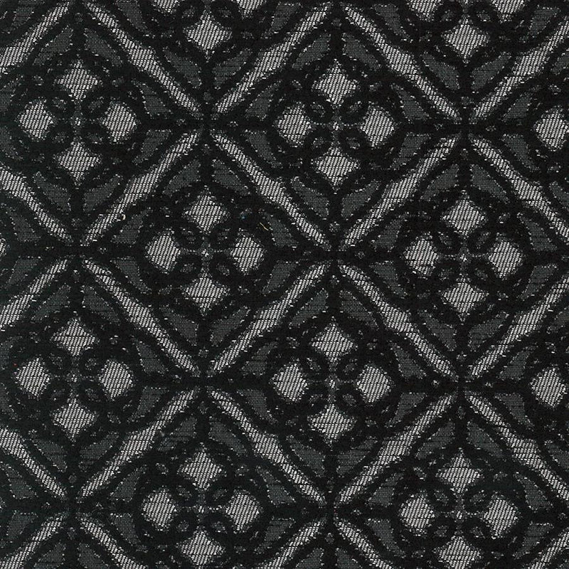 Zanetti Diamond Black Upholstery Fabric